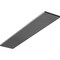 Ekena Millwork 3"W x 16"D Logan Hidden Support Steel Bracket w/ 12" Support Depth, Hammered Gray BKTM03X16LOHGY - alternate 1